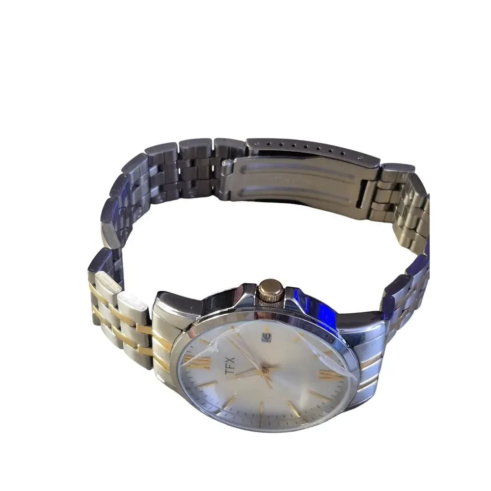 TFX by Bulova Mens Watch New Battery date feature Large‎ dial minimalist sharp